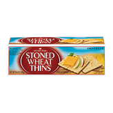 Red Oval Farms Stoned Wheat Thins wheat crackers, imported Full-Size Picture